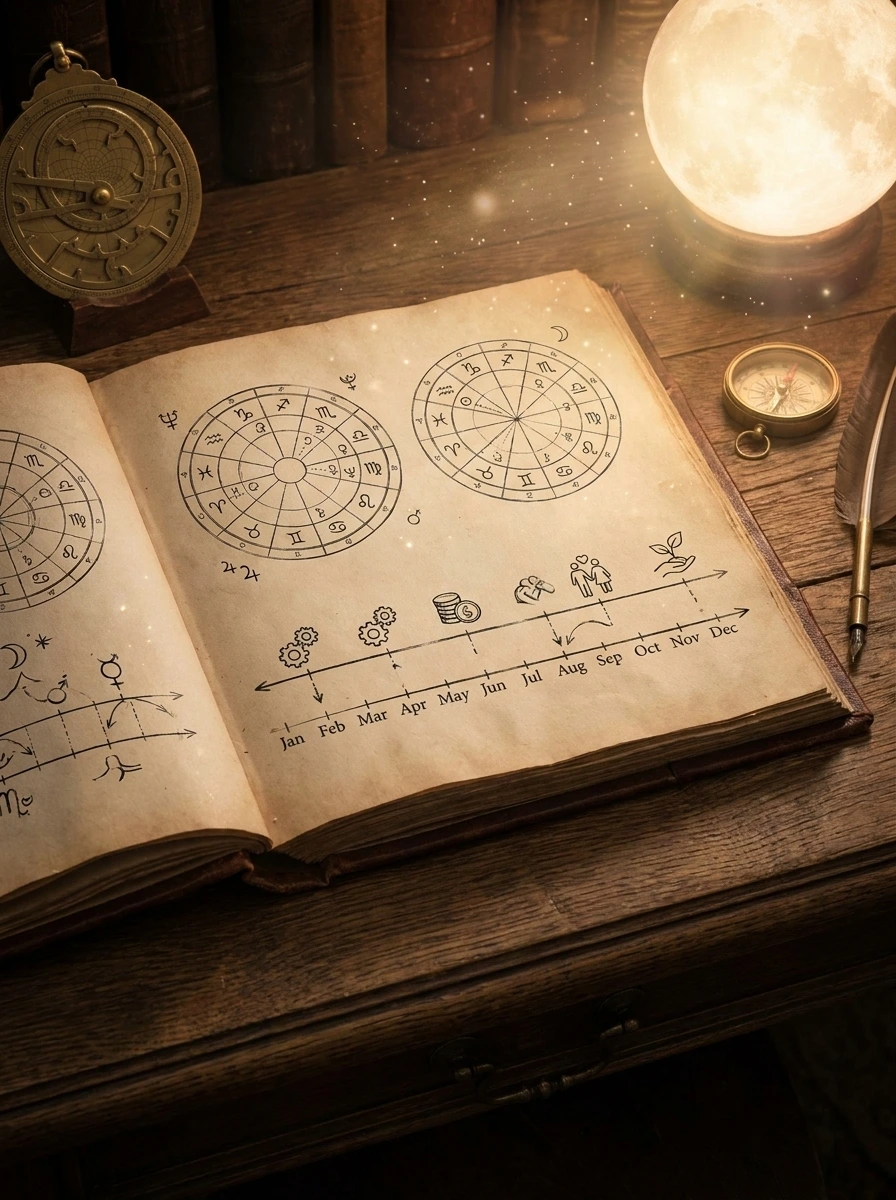 Annual prediction by date of birth and personalized yearly horoscope consultation
